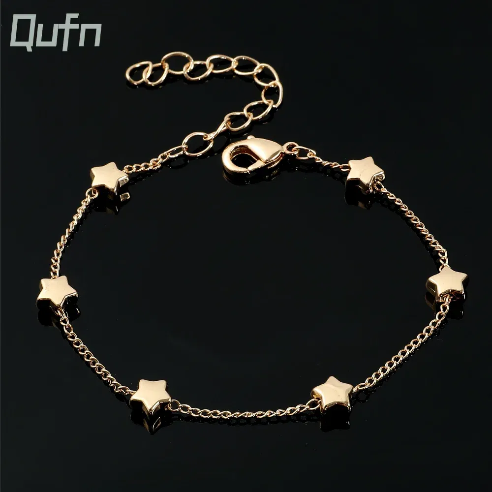 Metal Color: Gold-color, Ships From: CHINA - Beautiful stars Bracelets for Women Korean Fashion Designer Party Wedding Jewelry Holiday Gifts