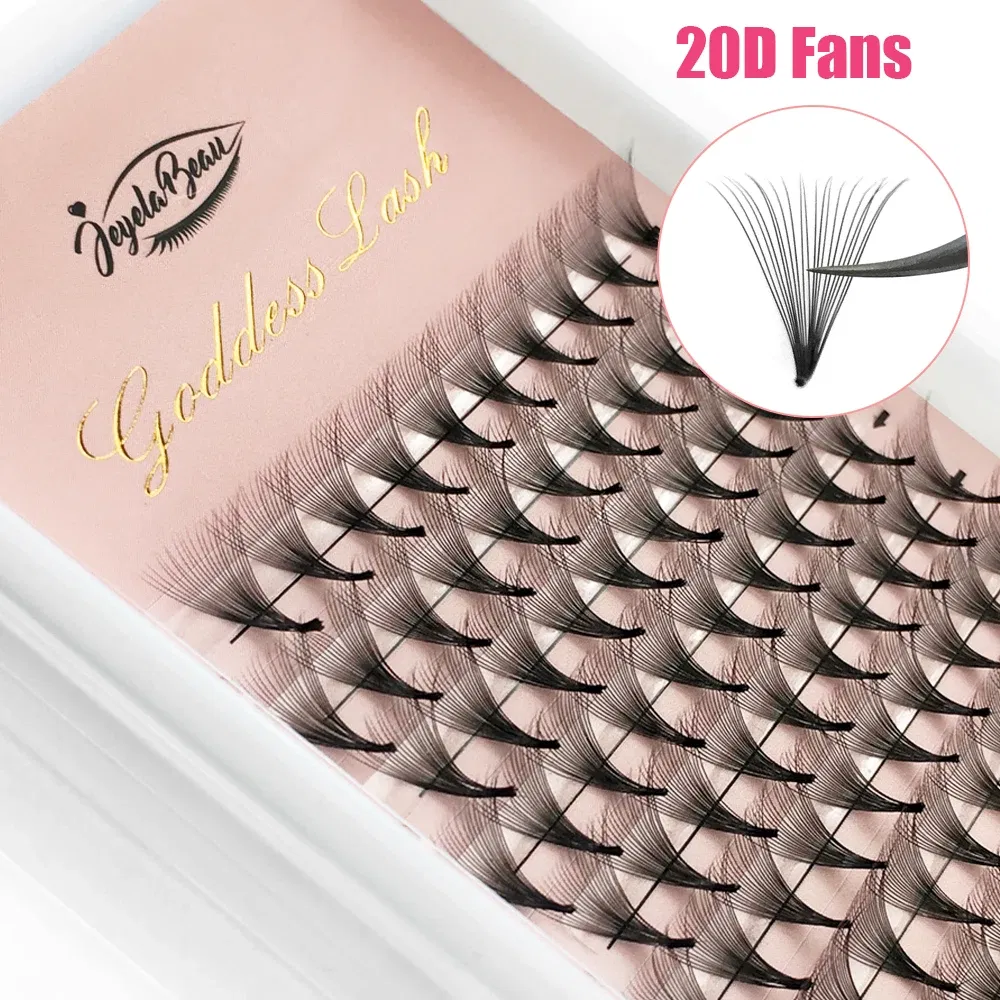 Color: Black & Silver, Curl: C, Thickness: 0.07mm, Length: 13mm, Ships From: CHINA - Goddess 12D/14D/16D/20D Premade Fan Eyelash Extensions Natural Soft Russian Volume Lashes Faux Mink Individual Lash Extensions