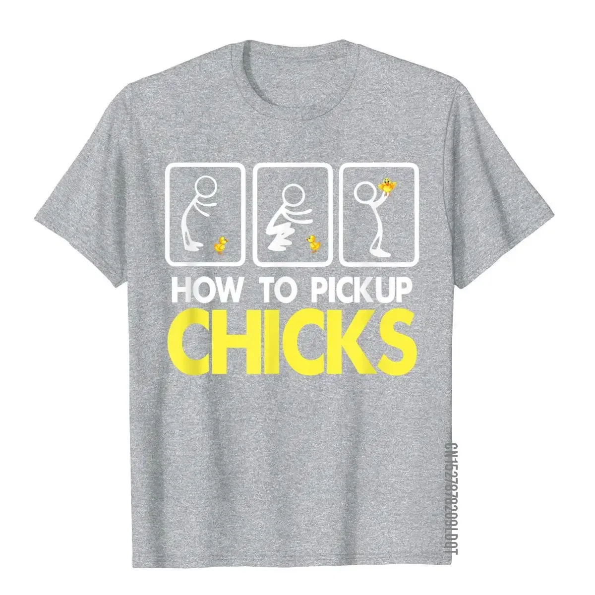Color: black, Size: XXXL - How To Pick Up Chicks Shirt Cute Pick Chicks 101 T-Shirt Cotton Tops & Tees For Men Printing Top T-Shirts Casual Hip Hop