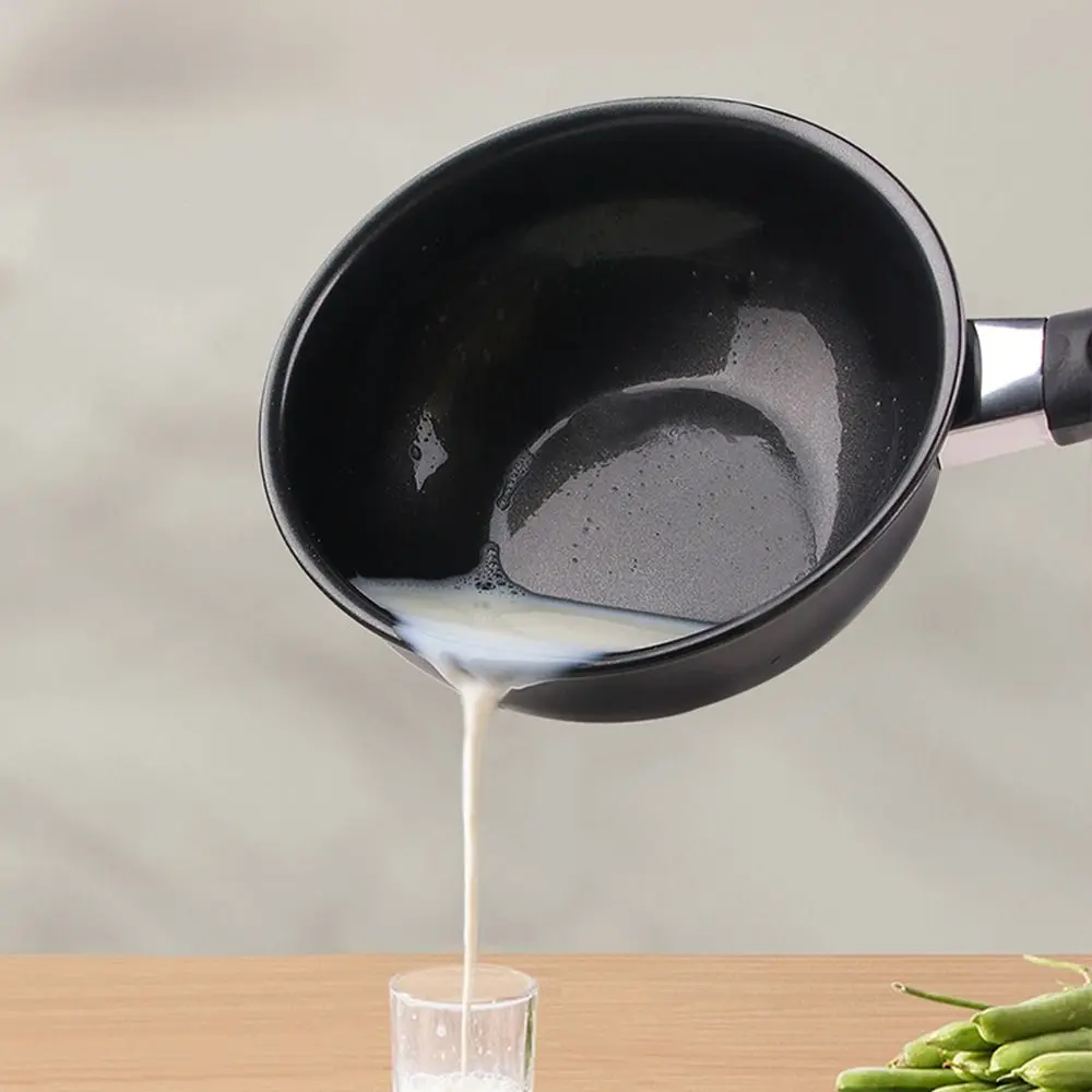 Color: WHITE - Frying Pan Mini Cooking Omelette Pans Non-stick Iron Pancake Egg Fryer With Long Handle Kitchen Gadgets