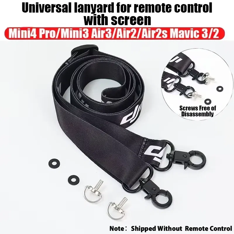Color: Light Grey, Bundle: Bundle 2 - Lanyard for DJI RC & RC 2 & RC Pro Controller, DJI Mini 4 Pro Lanyard RC Neck Strap, Compatible with DJI Mini 3 Pro/Mavic 3/Air2