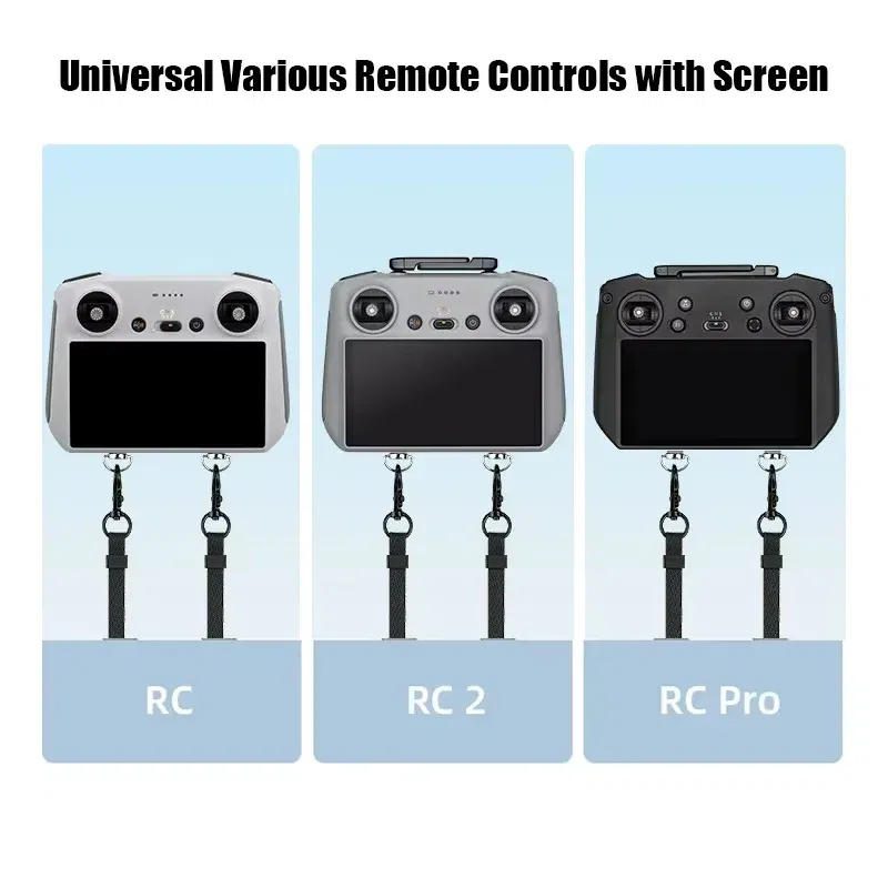 Color: Light Grey, Bundle: Bundle 2 - Lanyard for DJI RC & RC 2 & RC Pro Controller, DJI Mini 4 Pro Lanyard RC Neck Strap, Compatible with DJI Mini 3 Pro/Mavic 3/Air2