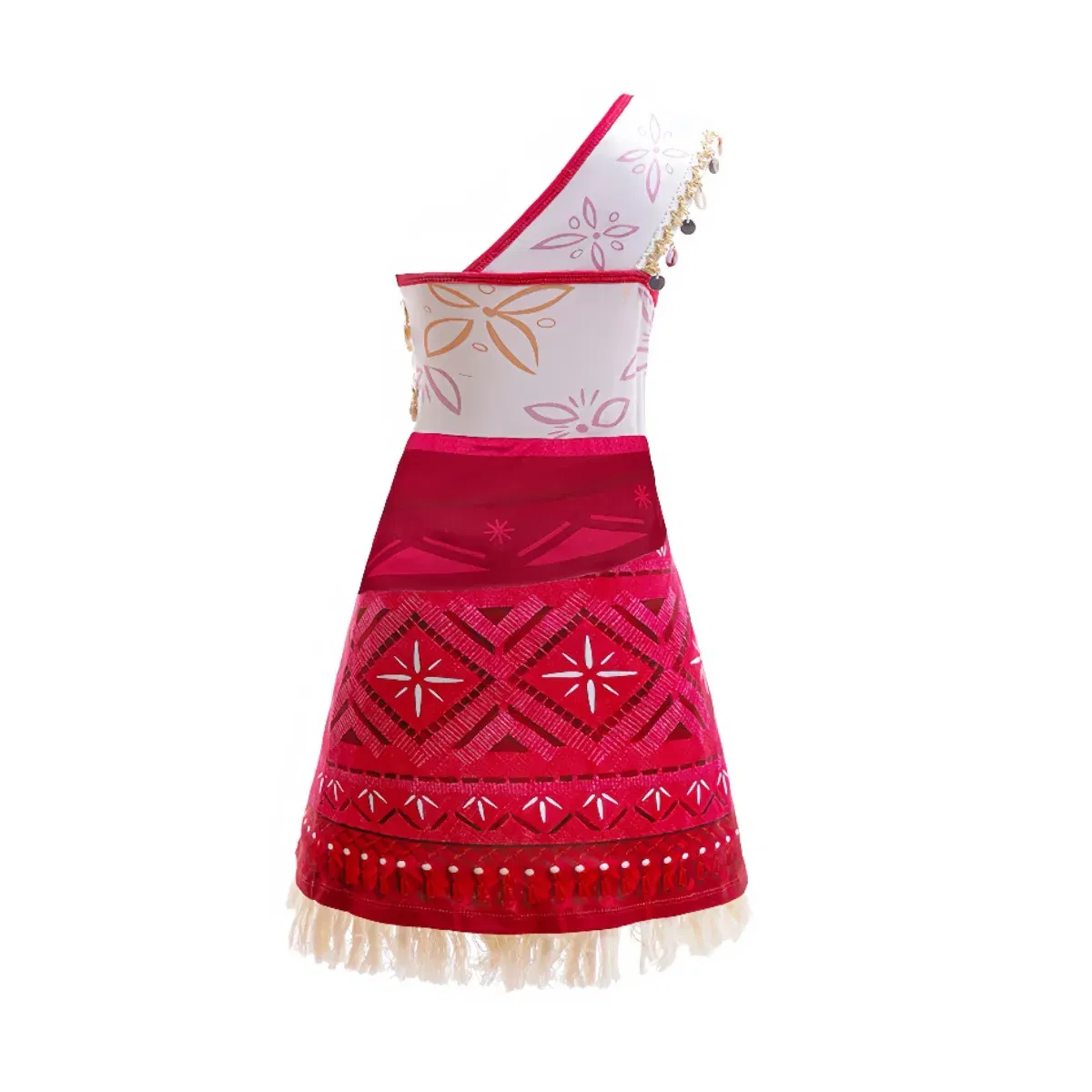 Color: Brown, Kid Size: 13T - Disney Movie Moana 2 Girl Dress Cosplay Party Costume Ocean Adventure Princess Fancy Clothes Children Vaiana Outfit Dress