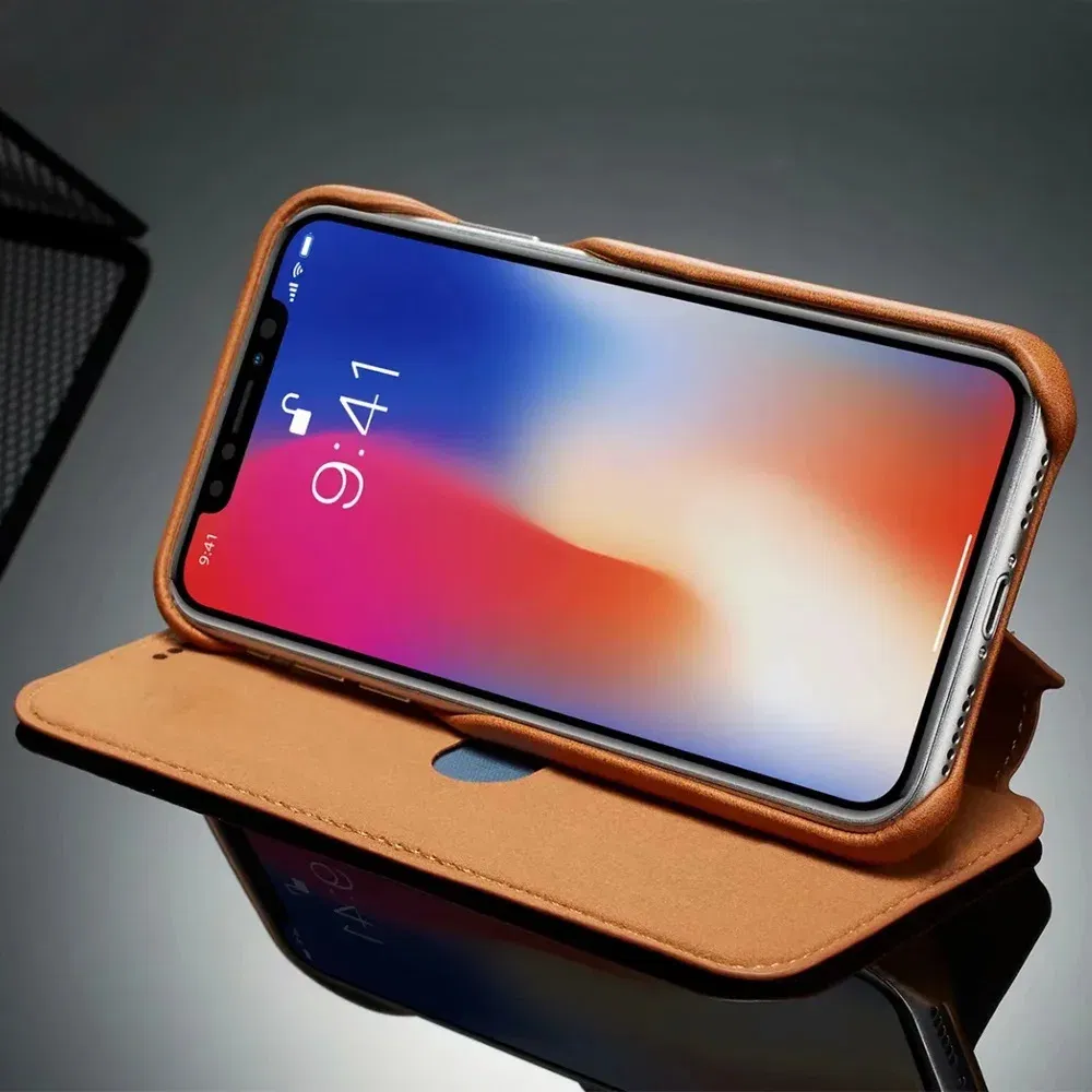Color: Red, Material: PE - Luxury Ultra Thin Leather Case Flip Cover for Samsung S24 S23 S22 S21 S20 FE Ultra Plus A53 A52s S10  A50 S9 Note 20 10