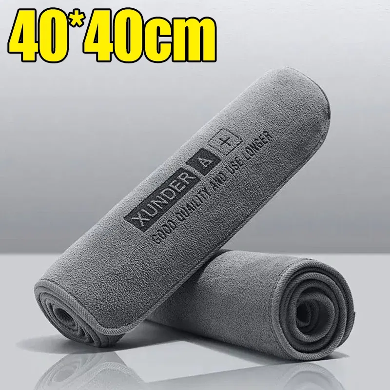 Color: green, Specification: 3pcs - 5/1PC High-end Microfiber Car Washing Towel Auto Cleaning Drying Cloth Hemming Car Care Detailing Cloth Water Absorption Car Rag