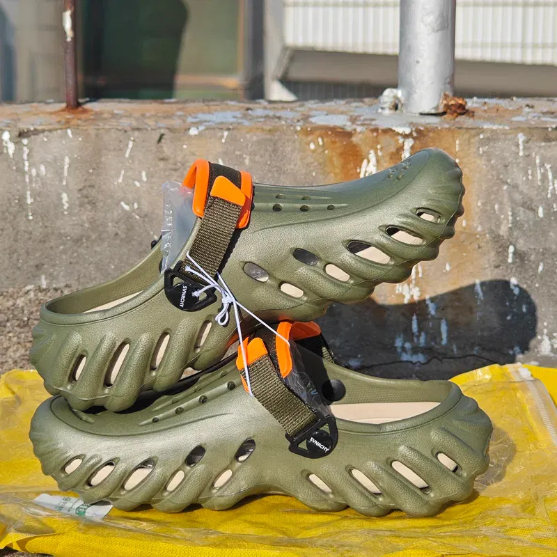 Color: Deep Purple, Shoe Size: 45 - Fashion Garden Shoes Men's Clogs Slippers Sandal Flat Camouflage Sandals Male Sneakers Outdoor Flip Flops Home Clogs