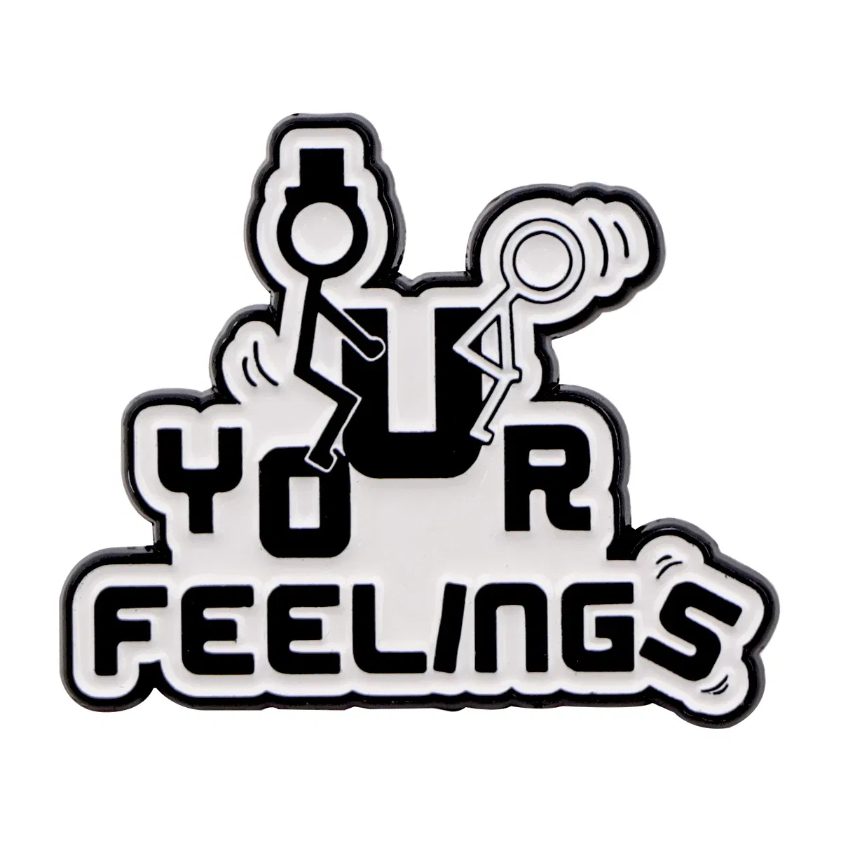 Metal color: Antique Copper Plated - Cartoon Duck Possum Quotation Lapel Pins for Backpack Metal Enamel Pin Brooch on Clothes Men Women Badges Accessories Gift