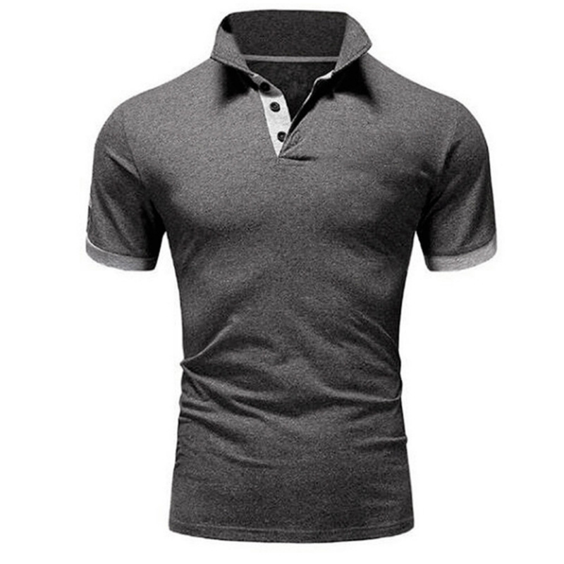Color: green, Size: S - Men's Short Sleeve Polo Shirts Casual Slim Fit Basic Designed Shirts Quick-drying Anti-wrinkle Tops