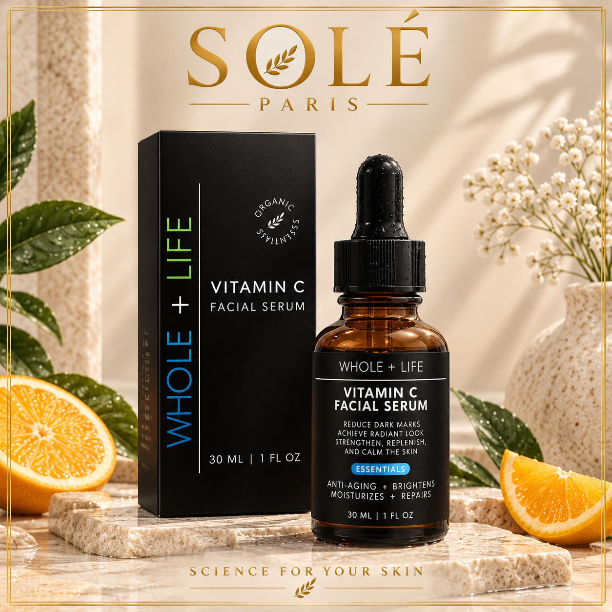 Whole + Life Vitamin C Facial Serum