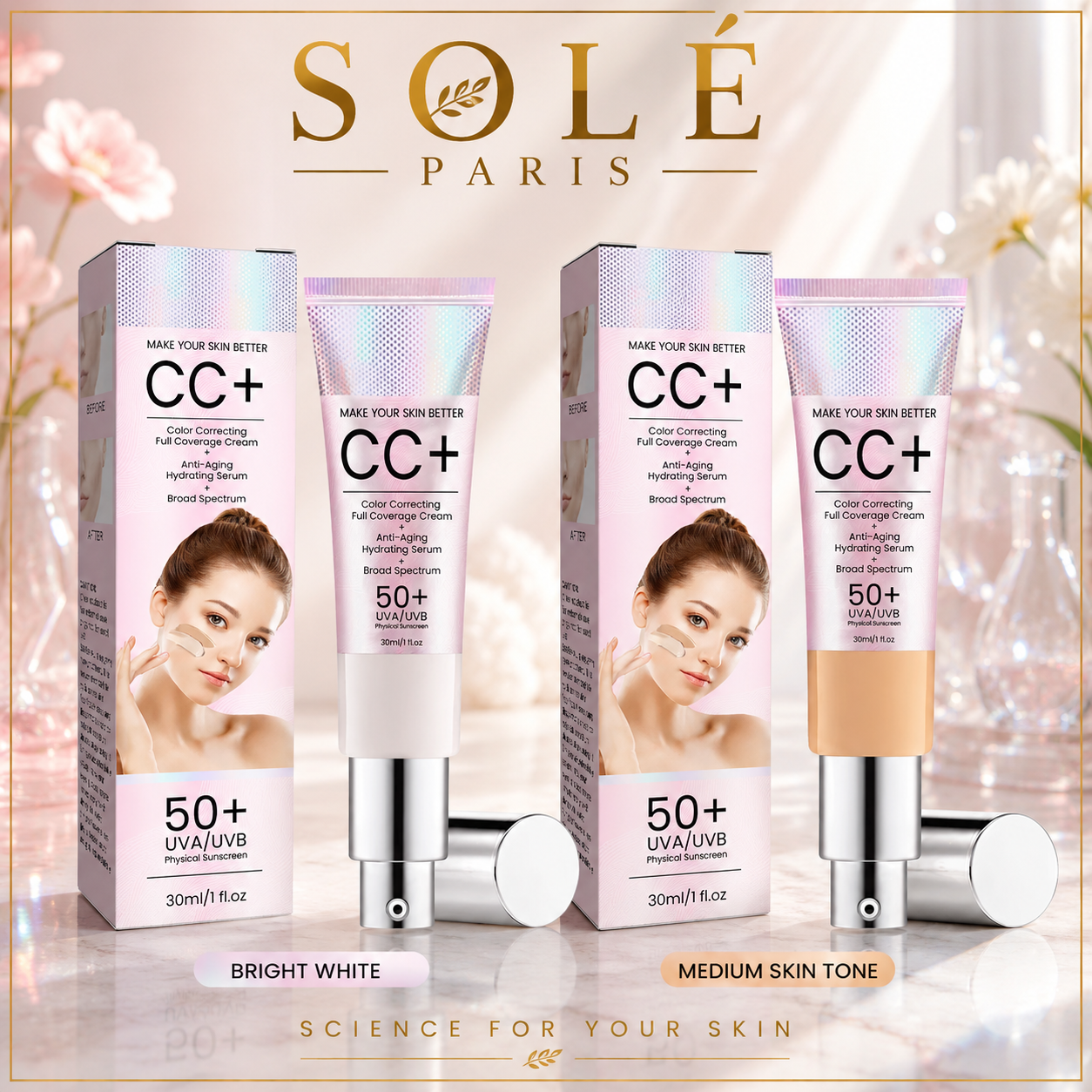 CC+ Color Correcting Full Coverage Cream SPF 50+