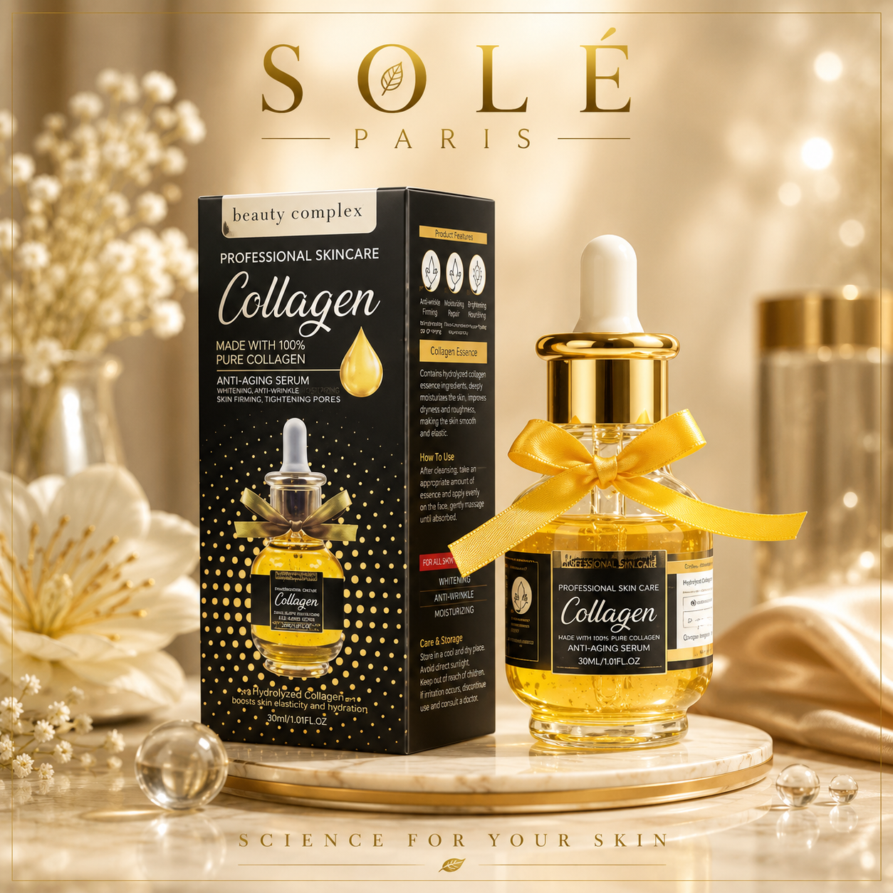 Collagen Anti-Aging Facial Serum with Aloe Vera