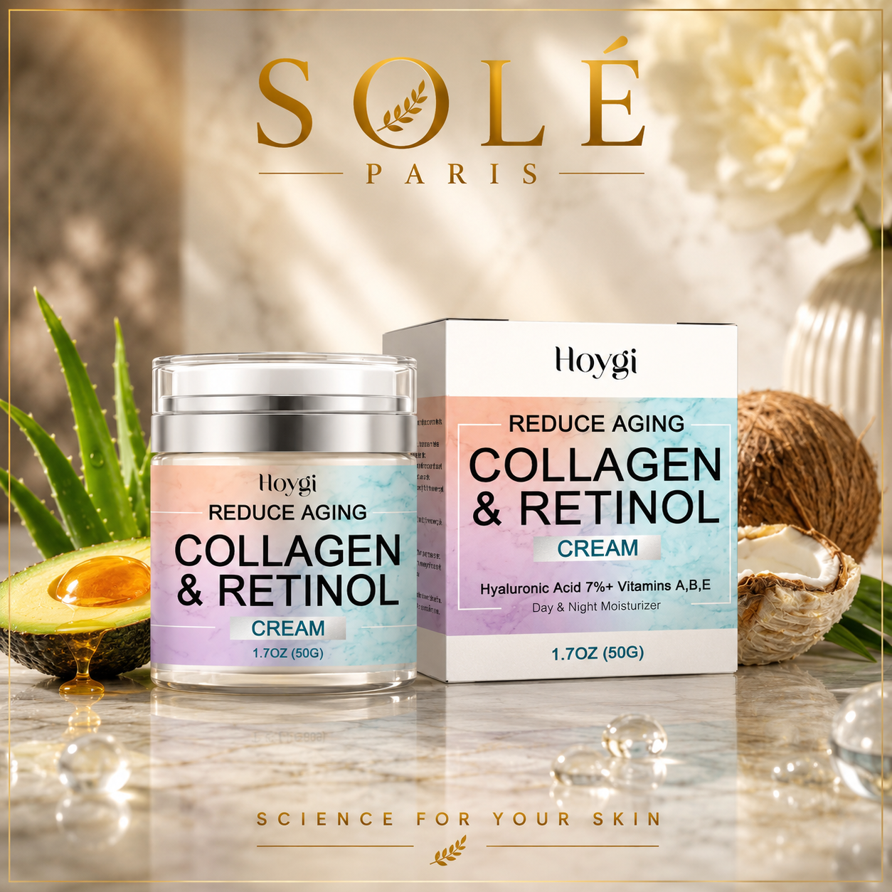 Hoygi Collagen & Retinol Anti-Aging Face Cream