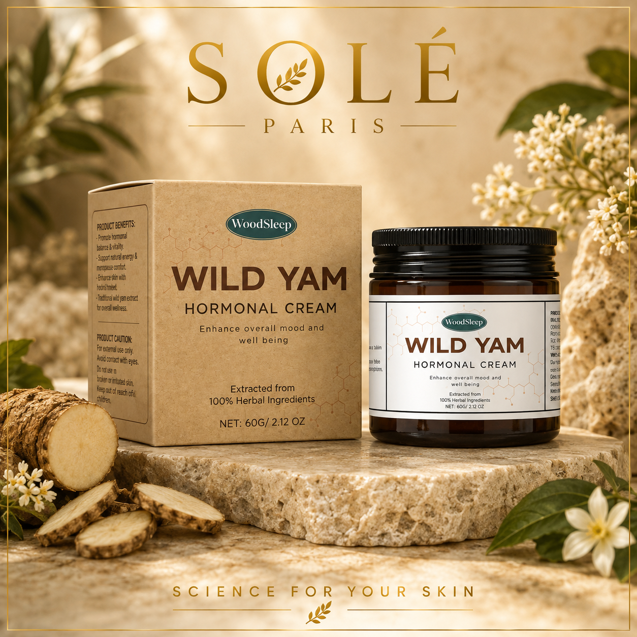 WoodSleep Wild Yam Hormonal Cream