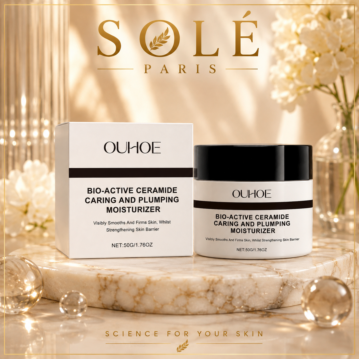 OUHOE Bio-Active Ceramide Plumping Moisturizer