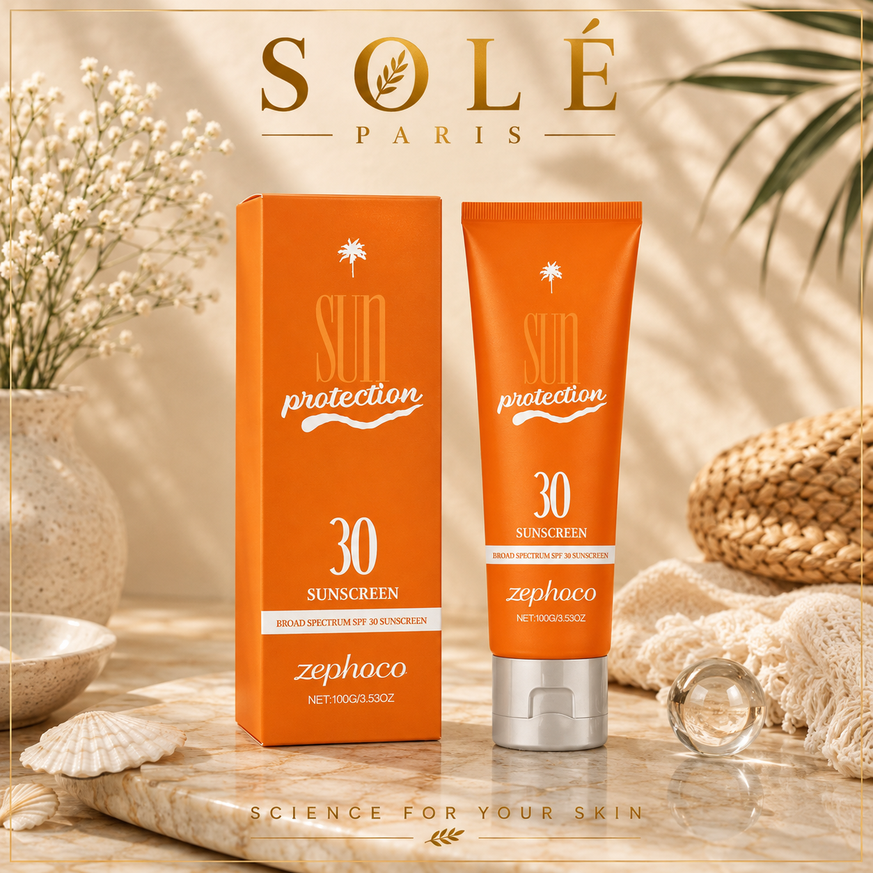 Zephoco Broad Spectrum Sunscreen SPF 30