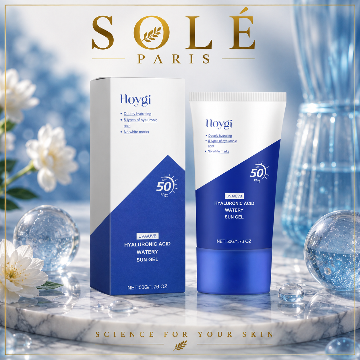 Hoygi Hyaluronic Acid Watery Sun Gel SPF 50 PA++