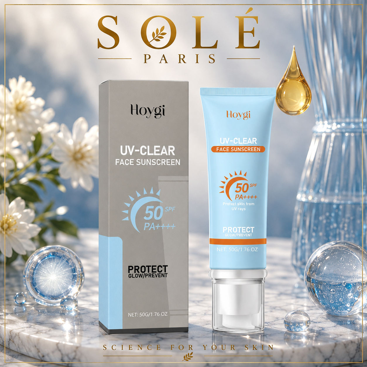 Hoygi UV-Clear Face Sunscreen SPF 50 PA++++