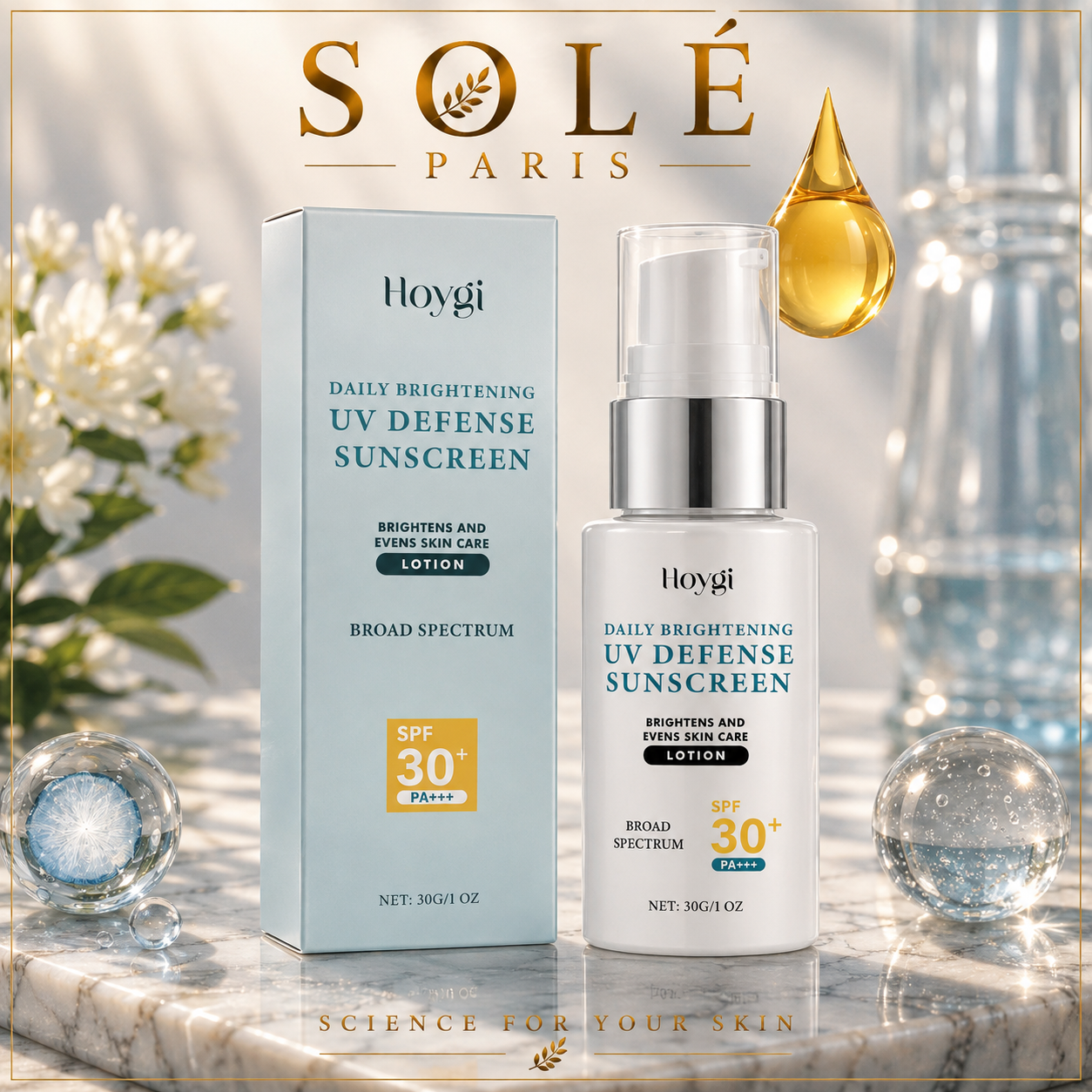 Hoygi Daily Brightening UV Defense Sunscreen SPF 30+ PA+++