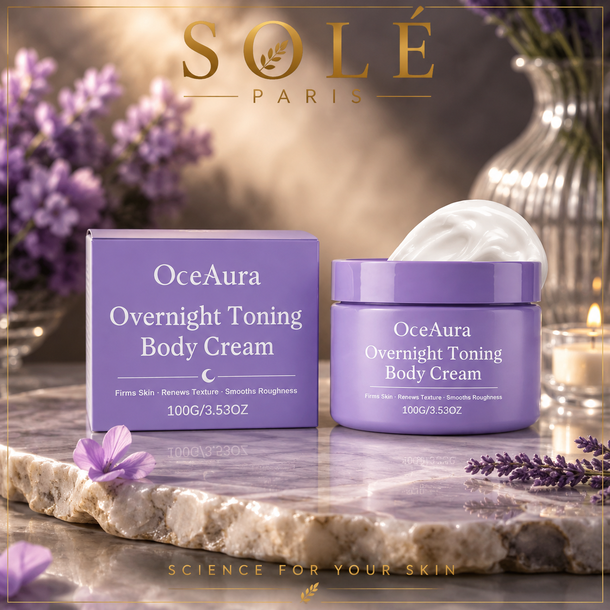 OceAura Overnight Toning Body Cream