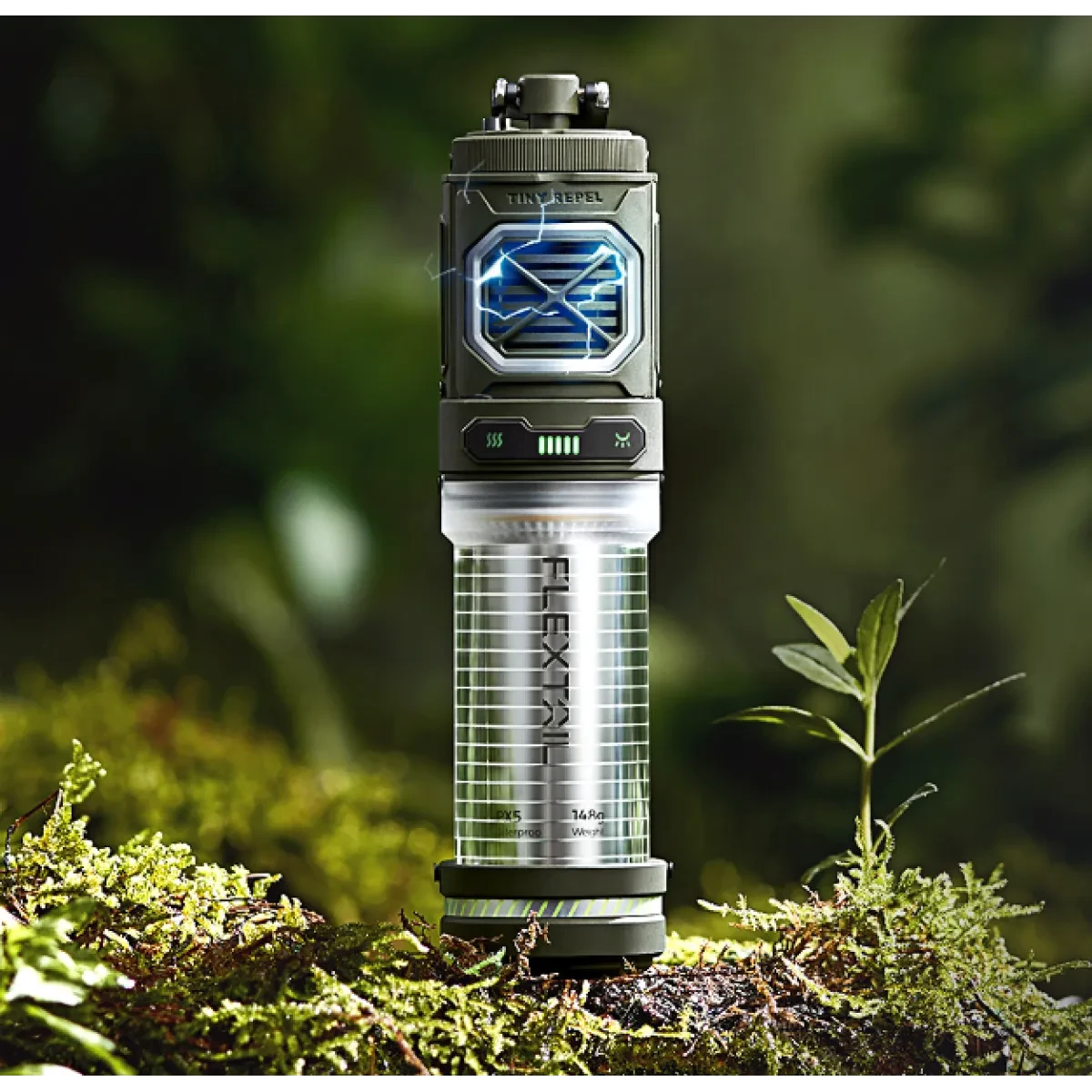 FLEXTAIL TINY REPELLER S - 2-in-1 Portable Mosquito Repellent with Lighting