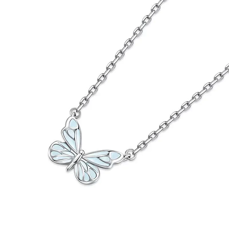 Luminous Dream Blue Butterfly Bracelet