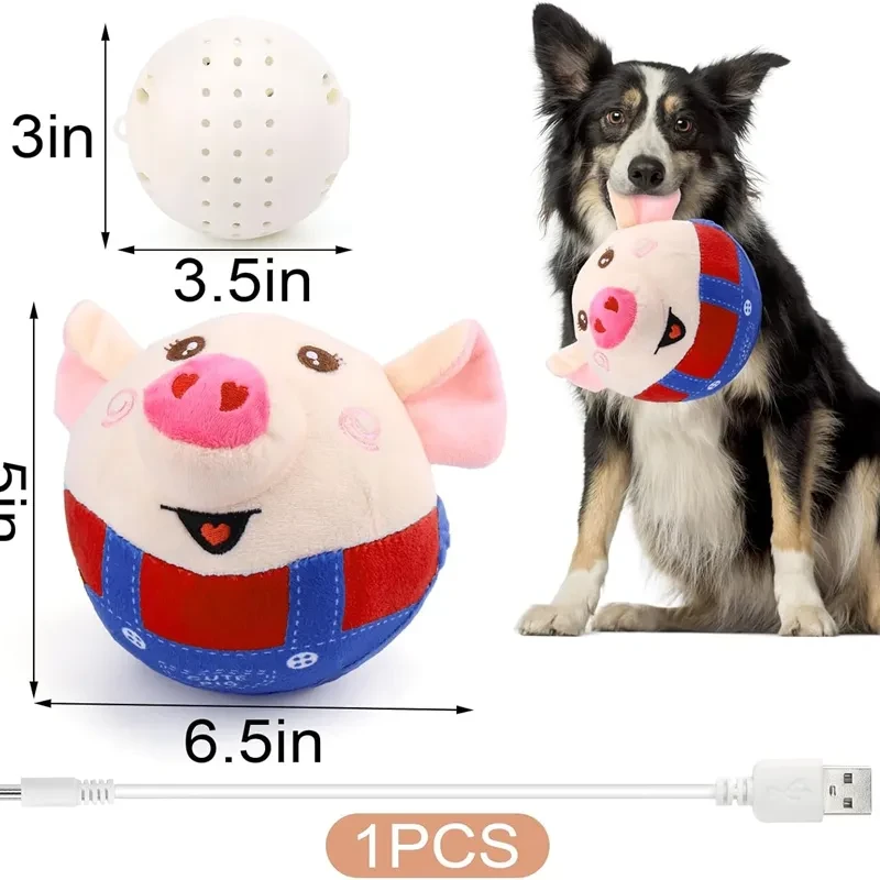 Bouncing Piggy- Interactive Dog Toy