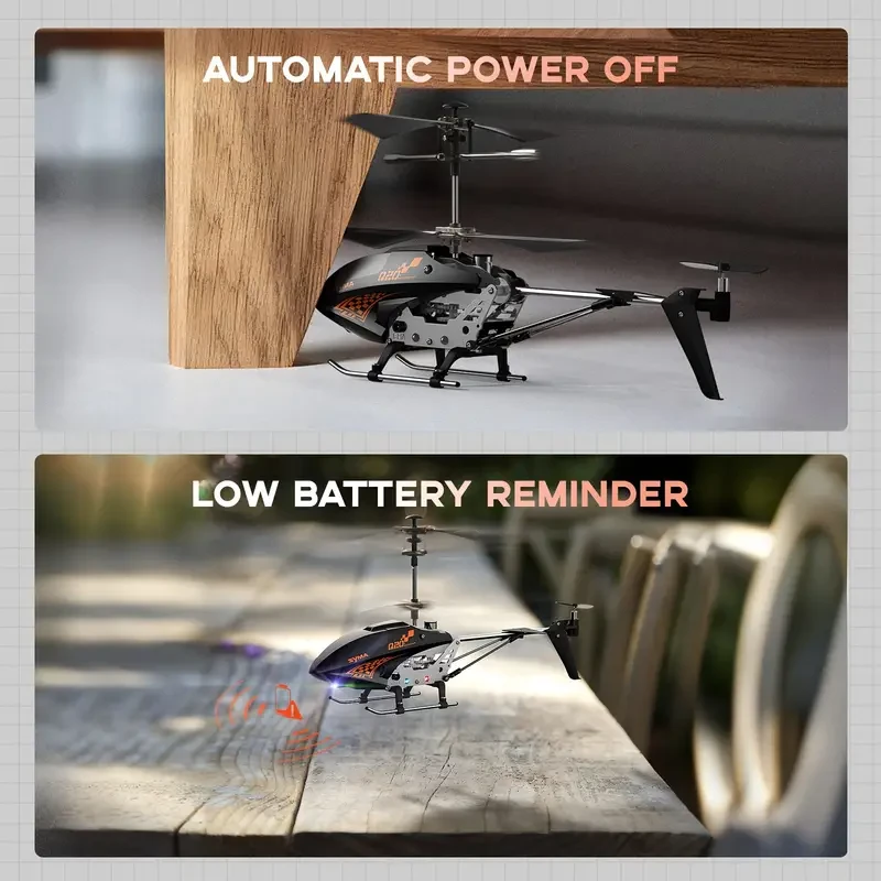 SYMA Q20 Remote Control Helicopter - One Key Take Off/Landing, 3.5 Channel with Gyro Stabilizer, Indoor UFO RC Toy