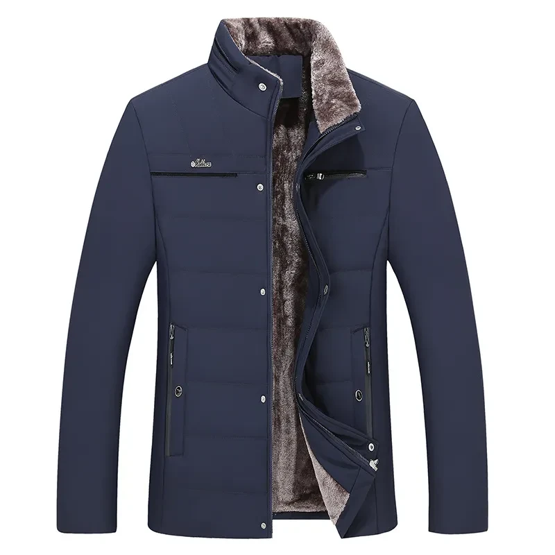 Thickened Velvet Senior Cotton Jacket For Men