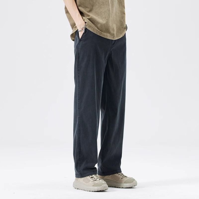 Men's Wide-Leg Denim Jeans