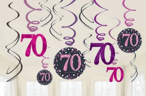 Pink Celebration 70 Swirl Value Pack - Pack of (12)