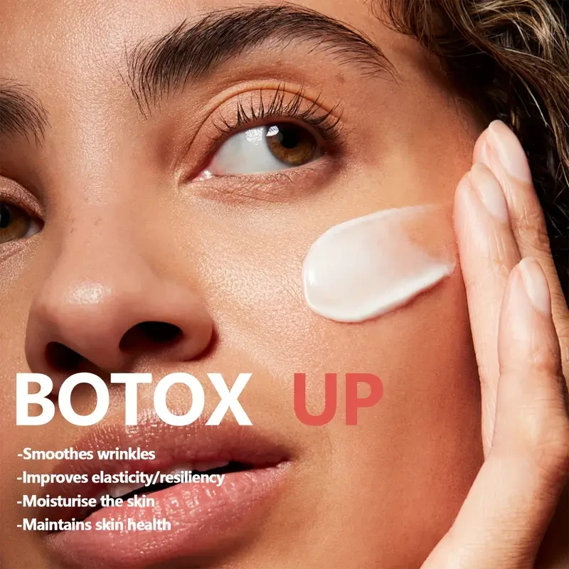 50ml Botox Facial Cream with Hyaluronic Acid, Vitamin C, and Niacinamide - Skin Firming & Wrinkle Smoothing Moisturizer