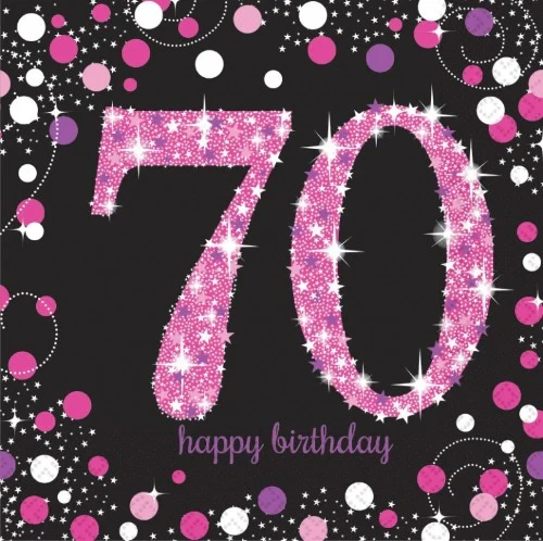 Lunch Napkins - Sparkling Celebration 70 (Pack of - 16)