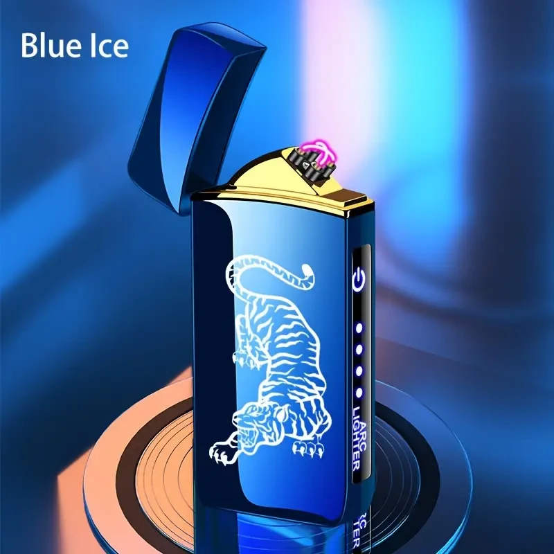 Outdoor Smart Windproof USB Charging Lighter - Rechargeable and Reusable
