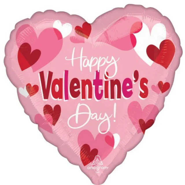 45cm Standard HX Happy Valentine's Day Playful Hearts