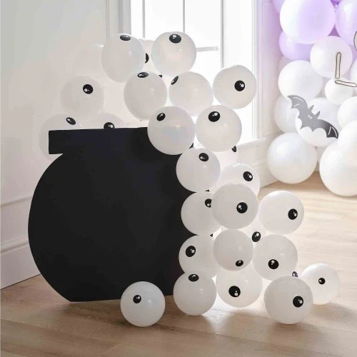 Boo Crew Eyeball 12cm Balloon Pack - Pack of 45