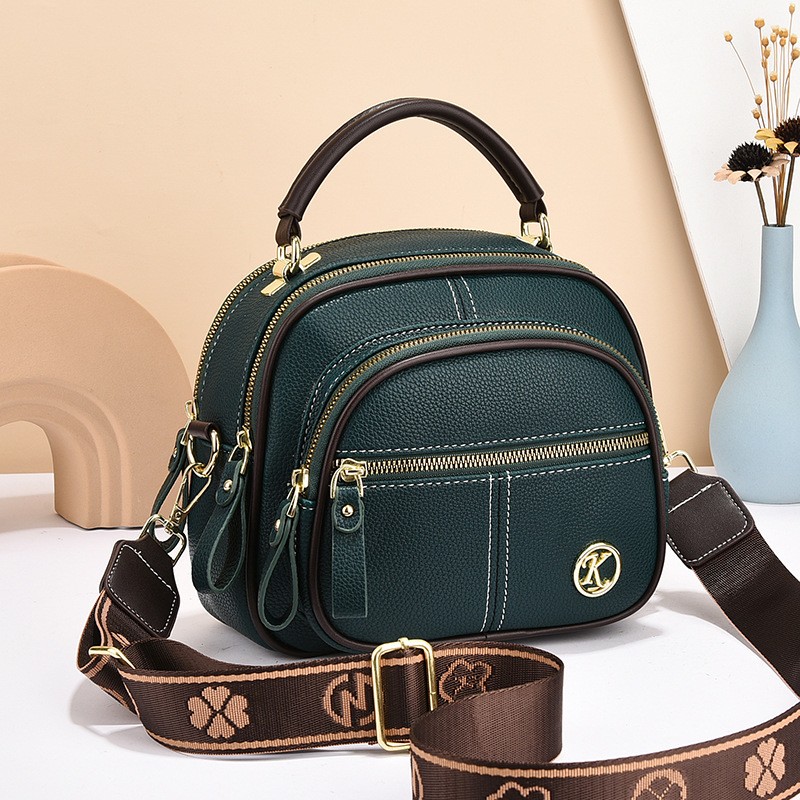 Multi-Zip Crossbody Bag