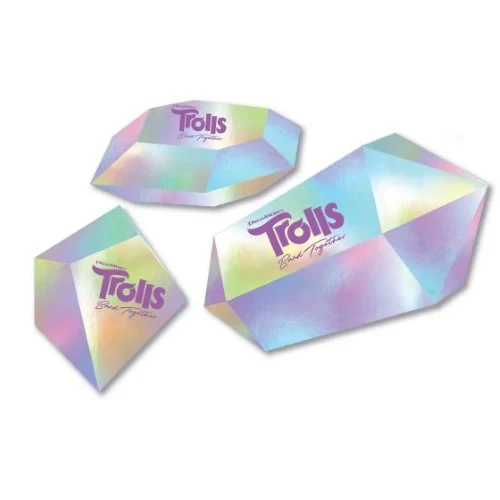 Trolls 3 Band Together 3D Decorating Kit  - Pack of 3