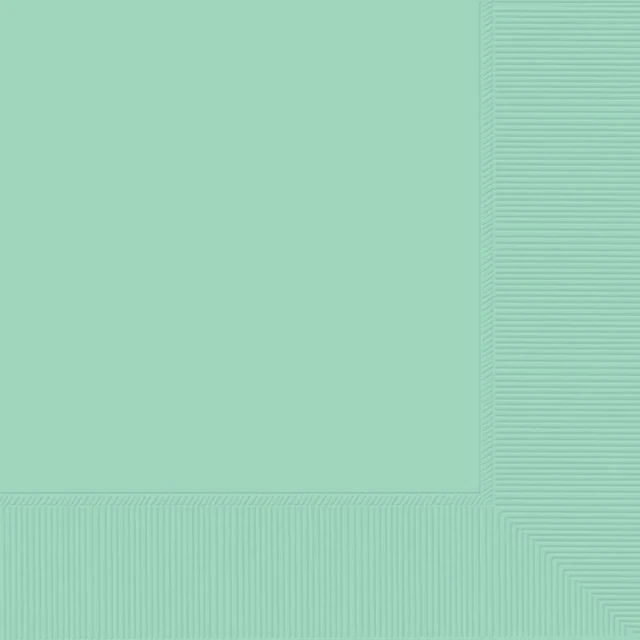 Lunch Napkins 50 Pack 2 Ply Cool Mint (Pack Of 50)