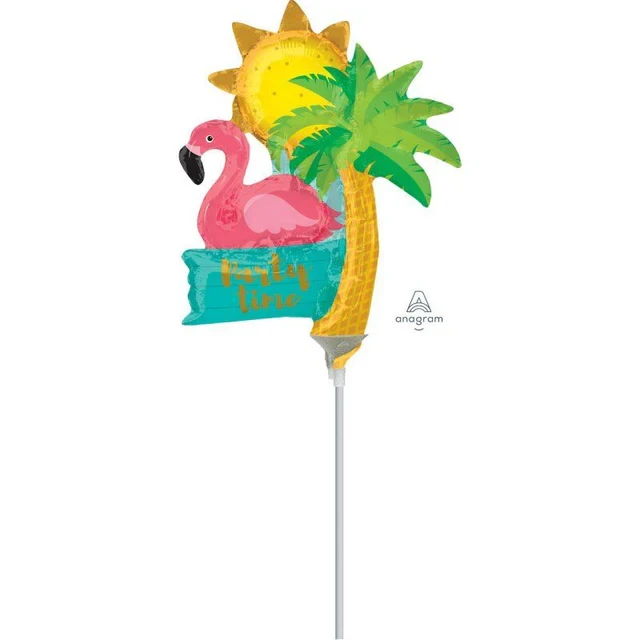 Foil Balloon - Mini Shape Lets Flamingle Its Party