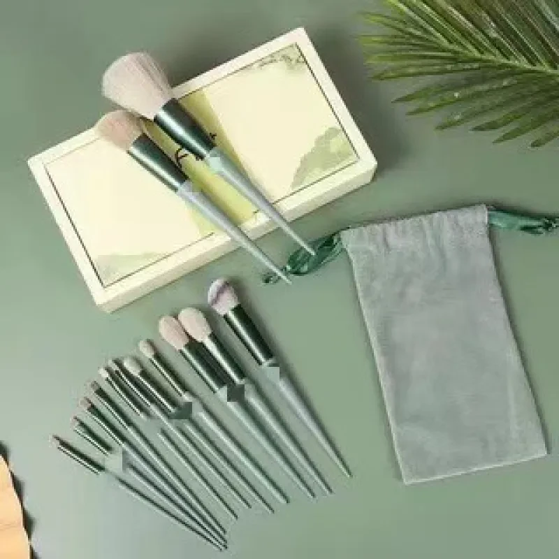 13Pcs Makeup Brush Set: Concealer, Blush, Powder, Eyeshadow, Highlighter, Foundation Brushes, Beauty Tools