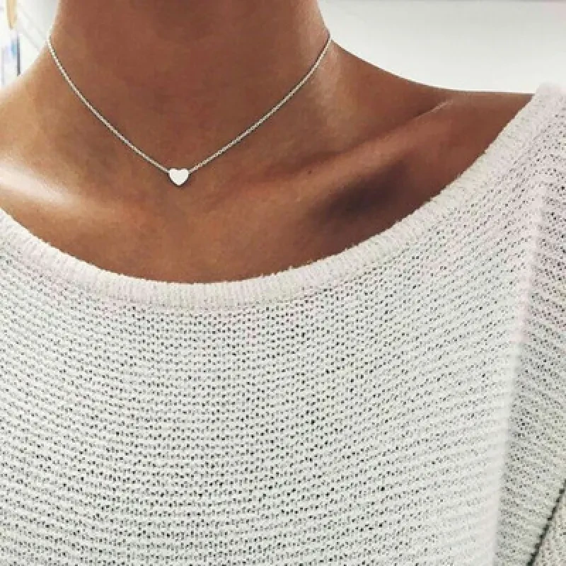 Simple Fashion Double-sided Love Pendant
