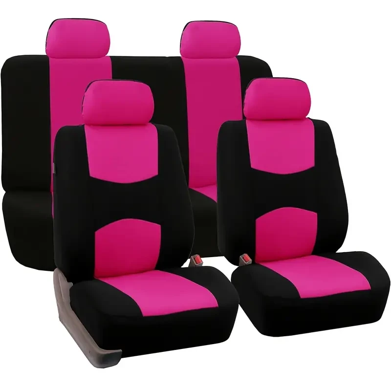 5-Seat Universal Car Seat Covers - Premium Waterproof Polyester Protector for Cars, Trucks, SUVs