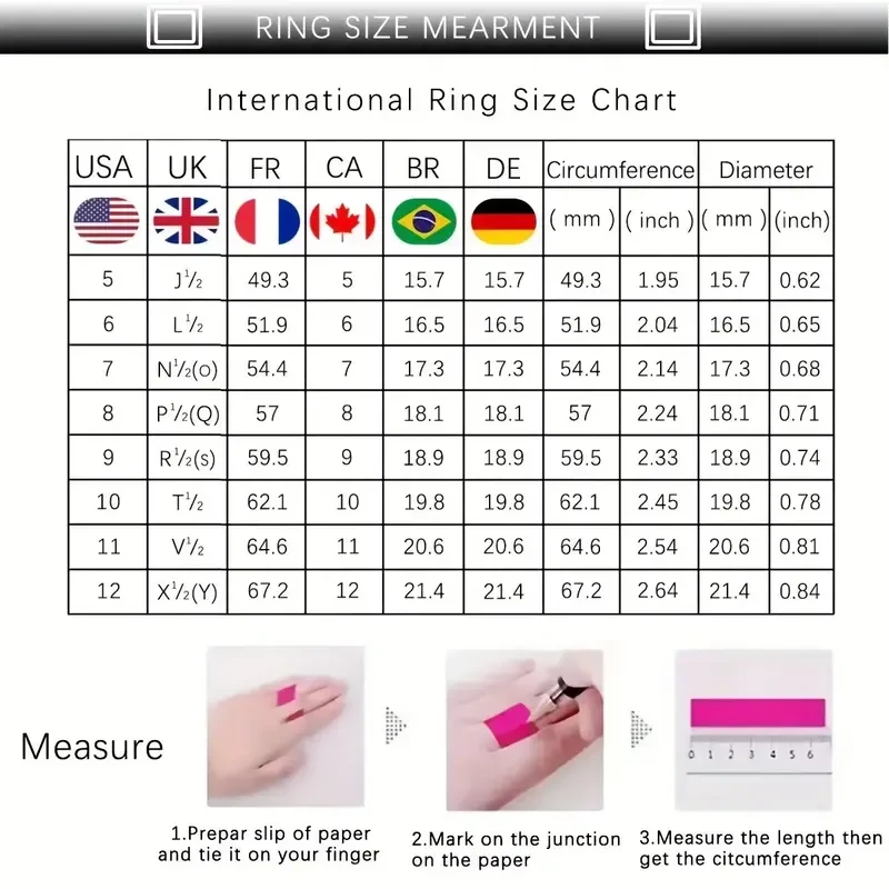 1pc Exquisite 2-4 Carat Real Moissanite Sterling Silver Ring