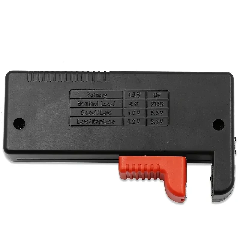BT-168 Universal Battery Tester - Quickly Check AA, AAA, C, D, 9V, 1.5V Batteries with Color-Coded Meter Indicators