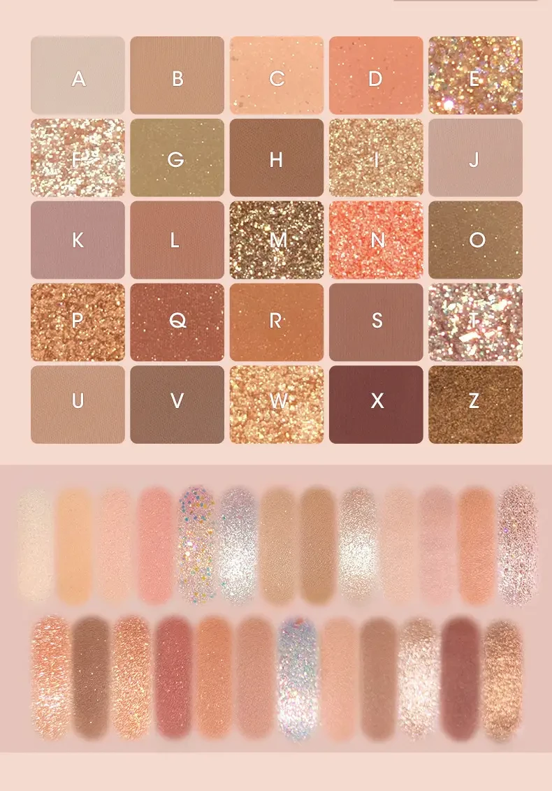 25 Colors Makeup Earth Color