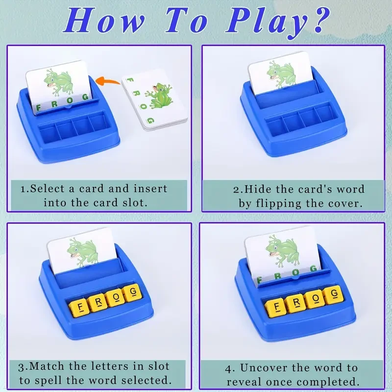 SpellMaster Learning Toy - Word Recognition & Spelling Game