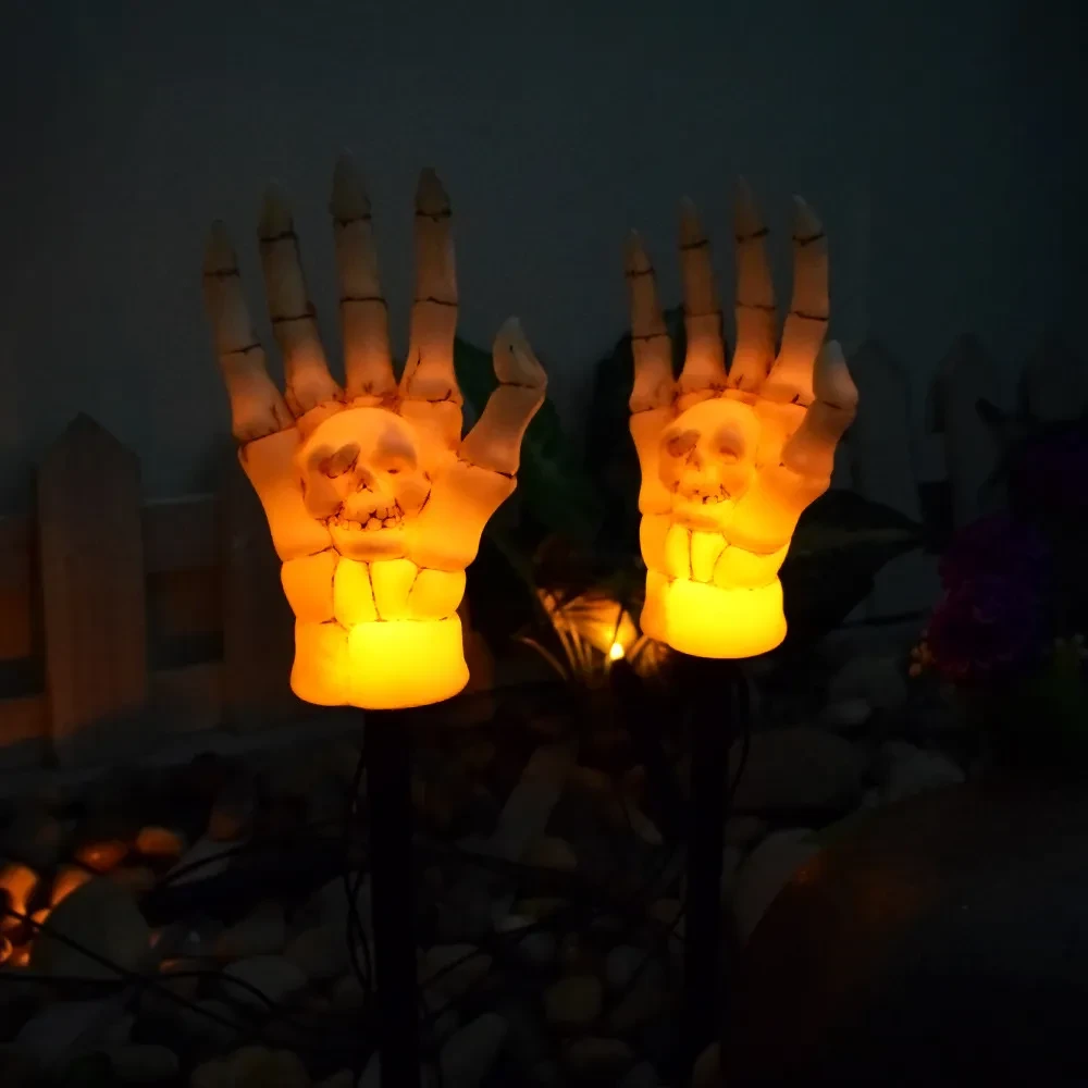 Waterproof Ghost Hand Light Courtyard Solar Light