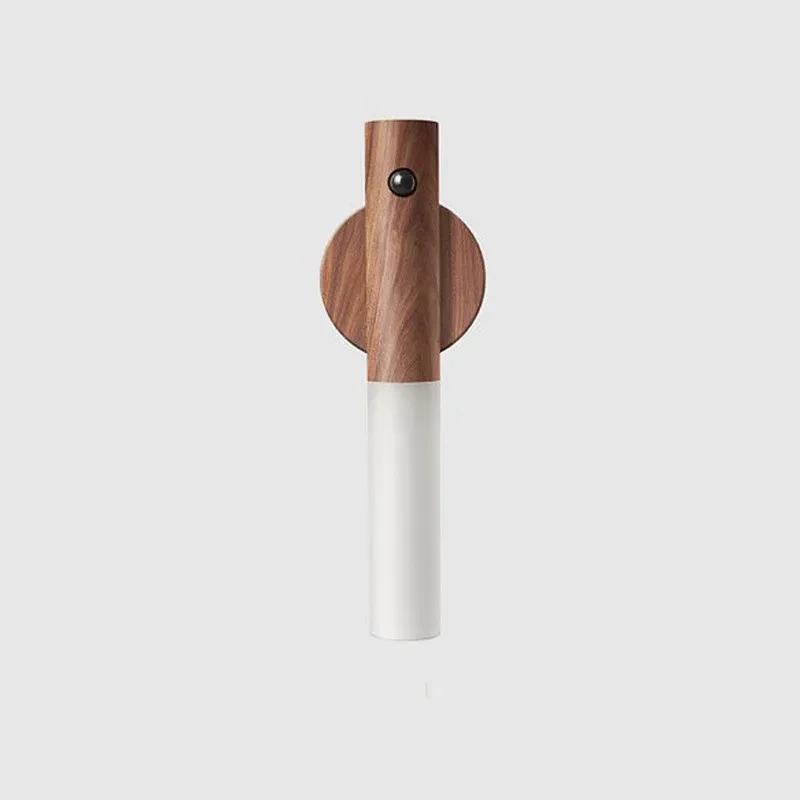 Magnetic Wood Wireless Night Light Corridors