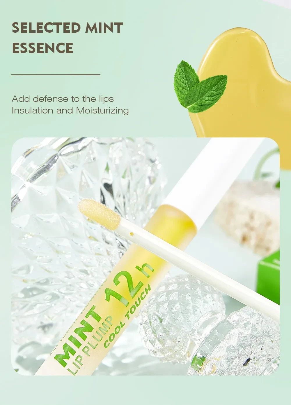 Mint Cool And Transparent Lip Oil