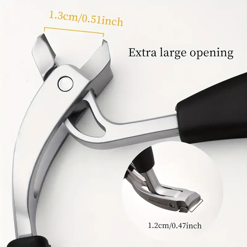 Professional Nail Clippers G31 - Heavy-Duty Toenail Trimmer